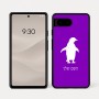 כיסוי בעיצוב אישי עם השם שלך לדגם - Google Pixel 7a 5G בעיצוב פינגווין