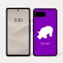 כיסוי בעיצוב אישי עם השם שלך לדגם - Google Pixel 7a 5G בעיצוב קרנף