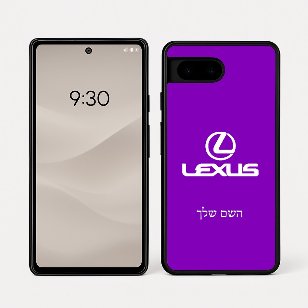 כיסוי בעיצוב אישי עם השם שלך לדגם - Google Pixel 7a 5G בעיצוב לקסוס