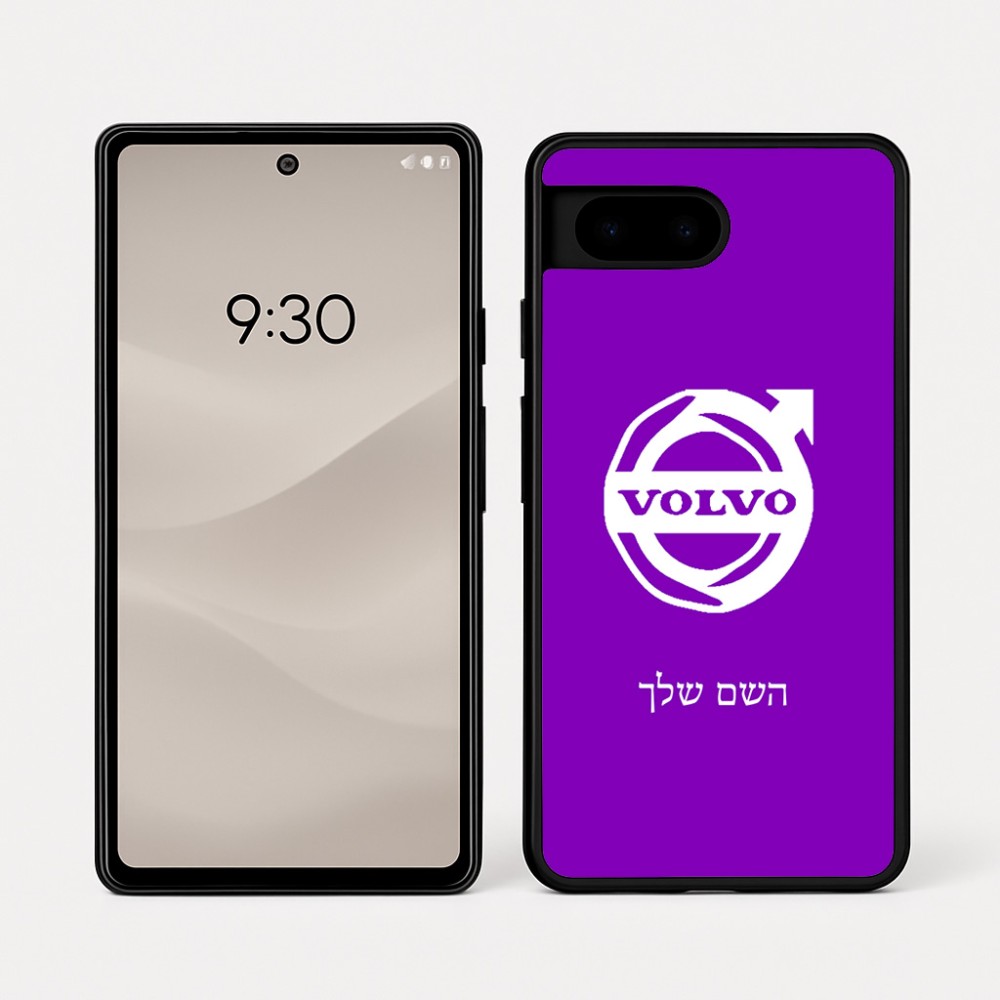 כיסוי בעיצוב אישי עם השם שלך לדגם - Google Pixel 7a 5G בעיצוב וולוו