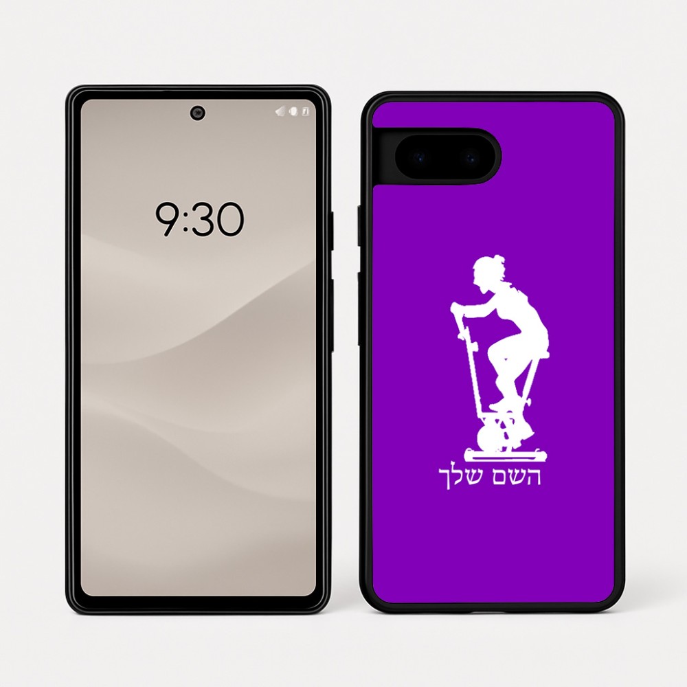 כיסוי בעיצוב אישי עם השם שלך לדגם - Google Pixel 7a 5G בעיצוב אימון ספינינג - אישה