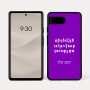 כיסוי בעיצוב אישי עם השם שלך לדגם - Google Pixel 7a 5G בעיצוב האלפבית היווני
