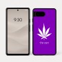 כיסוי בעיצוב אישי עם השם שלך לדגם - Google Pixel 7a 5G בעיצוב עלה מריחואנה - גראס