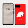 כיסוי בעיצוב אישי עם השם שלך לדגם - Google Pixel 7a 5G בעיצוב קרנף