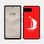 כיסוי בעיצוב אישי עם השם שלך לדגם - Google Pixel 7a 5G בעיצוב סירה