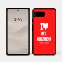 כיסוי בעיצוב אישי עם השם שלך לדגם - Google Pixel 7a 5G בעיצוב אוהב את החברה שלי