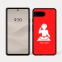 כיסוי בעיצוב אישי עם השם שלך לדגם - Google Pixel 7a 5G בעיצוב אזור מוזיקה של די ג'יי