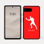 כיסוי בעיצוב אישי עם השם שלך לדגם - Google Pixel 7a 5G בעיצוב שחקן פינג פונג