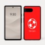 כיסוי בעיצוב אישי עם השם שלך לדגם - Google Pixel 7a 5G בעיצוב כדורגל כדור כדורגל