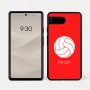 כיסוי בעיצוב אישי עם השם שלך לדגם - Google Pixel 7a 5G בעיצוב כדור כדורעף