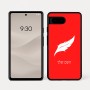 כיסוי בעיצוב אישי עם השם שלך לדגם - Google Pixel 7a 5G בעיצוב נוצת נוצה