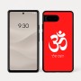 כיסוי בעיצוב אישי עם השם שלך לדגם - Google Pixel 7a 5G בעיצוב סמל אום