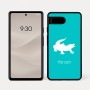 כיסוי בעיצוב אישי עם השם שלך לדגם - Google Pixel 7a 5G בעיצוב תנין