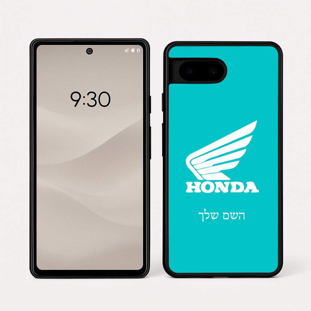 כיסוי בעיצוב אישי עם השם שלך לדגם - Google Pixel 7a 5G בעיצוב הונדה