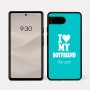 כיסוי בעיצוב אישי עם השם שלך לדגם - Google Pixel 7a 5G בעיצוב אוהבת את החבר שלי
