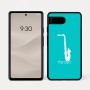 כיסוי בעיצוב אישי עם השם שלך לדגם - Google Pixel 7a 5G בעיצוב סקסופון