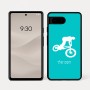 כיסוי בעיצוב אישי עם השם שלך לדגם - Google Pixel 7a 5G בעיצוב רוכב אופניים