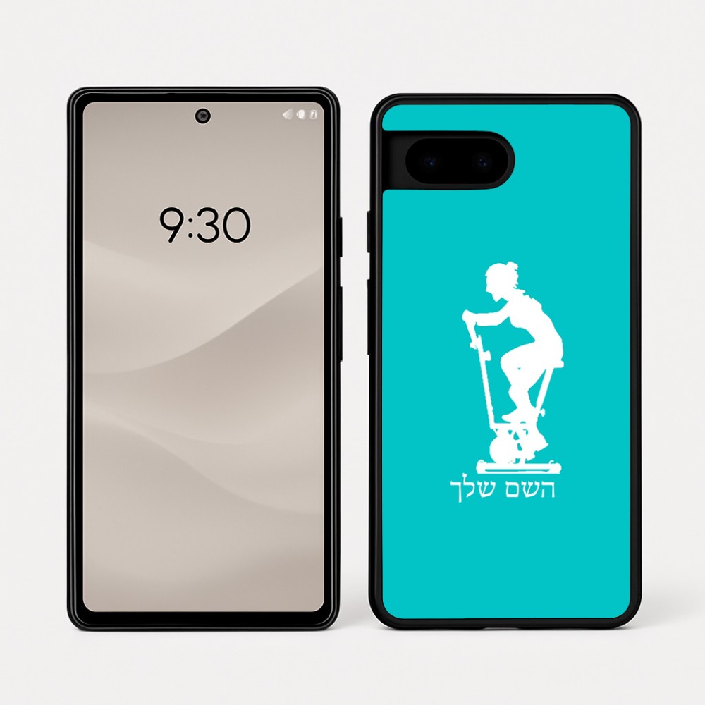 כיסוי בעיצוב אישי עם השם שלך לדגם - Google Pixel 7a 5G בעיצוב אימון ספינינג - אישה