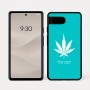 כיסוי בעיצוב אישי עם השם שלך לדגם - Google Pixel 7a 5G בעיצוב עלה מריחואנה - גראס