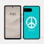 כיסוי בעיצוב אישי עם השם שלך לדגם - Google Pixel 7a 5G בעיצוב סמל השלום