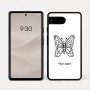 כיסוי בעיצוב אישי עם השם שלך לדגם - Google Pixel 7a 5G בעיצוב פרפר