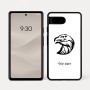 כיסוי בעיצוב אישי עם השם שלך לדגם - Google Pixel 7a 5G בעיצוב ראש נשר