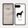 כיסוי בעיצוב אישי עם השם שלך לדגם - Google Pixel 7a 5G בעיצוב סוס