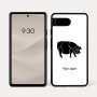 כיסוי בעיצוב אישי עם השם שלך לדגם - Google Pixel 7a 5G בעיצוב חזיר