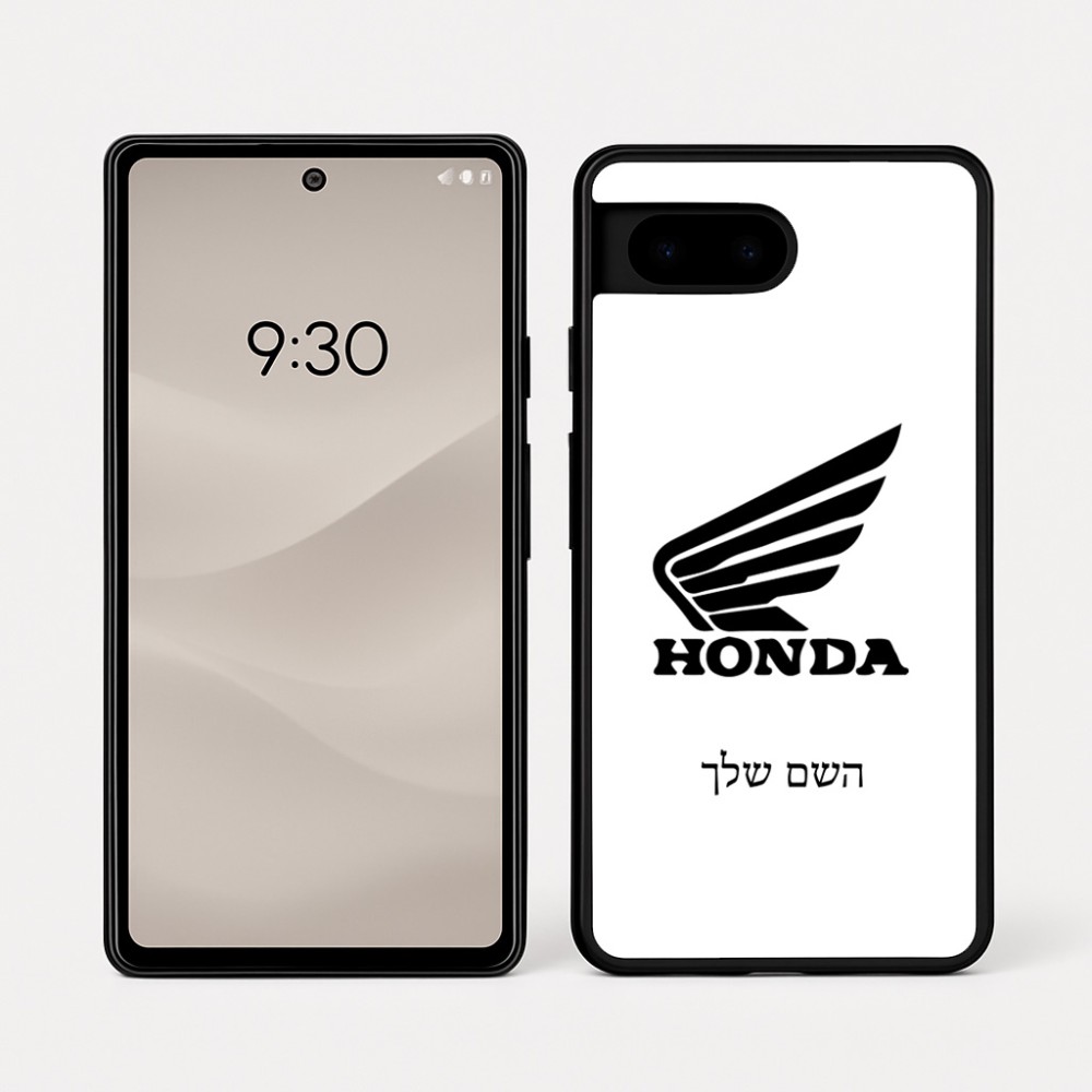 כיסוי בעיצוב אישי עם השם שלך לדגם - Google Pixel 7a 5G בעיצוב הונדה