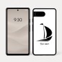 כיסוי בעיצוב אישי עם השם שלך לדגם - Google Pixel 7a 5G בעיצוב סירה