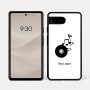 כיסוי בעיצוב אישי עם השם שלך לדגם - Google Pixel 7a 5G בעיצוב תקליטור - אזור מוזיקה