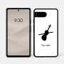 כיסוי בעיצוב אישי עם השם שלך לדגם - Google Pixel 7a 5G בעיצוב כינור