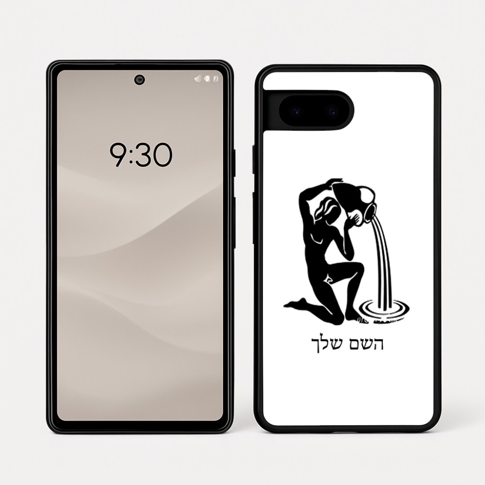 כיסוי בעיצוב אישי עם השם שלך לדגם - Google Pixel 7a 5G בעיצוב מזלות - דלי