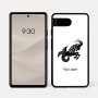 כיסוי בעיצוב אישי עם השם שלך לדגם - Google Pixel 7a 5G בעיצוב מזלות - גדי