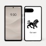 כיסוי בעיצוב אישי עם השם שלך לדגם - Google Pixel 7a 5G בעיצוב מזלות - אריה