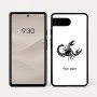כיסוי בעיצוב אישי עם השם שלך לדגם - Google Pixel 7a 5G בעיצוב מזלות - עקרב