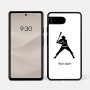 כיסוי בעיצוב אישי עם השם שלך לדגם - Google Pixel 7a 5G בעיצוב שחקן בייסבול