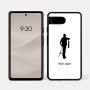 כיסוי בעיצוב אישי עם השם שלך לדגם - Google Pixel 7a 5G בעיצוב פישמן
