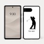 כיסוי בעיצוב אישי עם השם שלך לדגם - Google Pixel 7a 5G בעיצוב שחקן גולף
