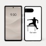 כיסוי בעיצוב אישי עם השם שלך לדגם - Google Pixel 7a 5G בעיצוב קפיצת משוכות