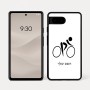 כיסוי בעיצוב אישי עם השם שלך לדגם - Google Pixel 7a 5G בעיצוב אופניים אולימפיים