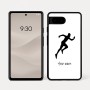כיסוי בעיצוב אישי עם השם שלך לדגם - Google Pixel 7a 5G בעיצוב רץ
