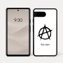 כיסוי בעיצוב אישי עם השם שלך לדגם - Google Pixel 7a 5G בעיצוב אנרכיה