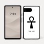 כיסוי בעיצוב אישי עם השם שלך לדגם - Google Pixel 7a 5G בעיצוב אנק - מפתח החיים המצרי