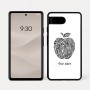 כיסוי בעיצוב אישי עם השם שלך לדגם - Google Pixel 7a 5G בעיצוב הדפס תפוח