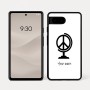 כיסוי בעיצוב אישי עם השם שלך לדגם - Google Pixel 7a 5G בעיצוב גלובוסי שלום