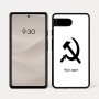 כיסוי בעיצוב אישי עם השם שלך לדגם - Google Pixel 7a 5G בעיצוב פטיש ומגל