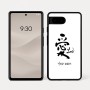 כיסוי בעיצוב אישי עם השם שלך לדגם - Google Pixel 7a 5G בעיצוב אהבה באותיות יפניות
