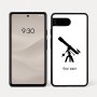 כיסוי בעיצוב אישי עם השם שלך לדגם - Google Pixel 7a 5G בעיצוב טלסקופ