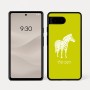 כיסוי בעיצוב אישי עם השם שלך לדגם - Google Pixel 7a 5G בעיצוב זברה